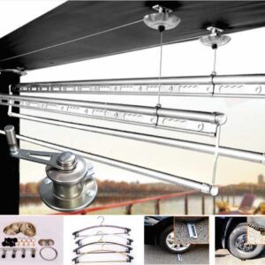 Giàn phơi 04 thanh phơi chăn màn