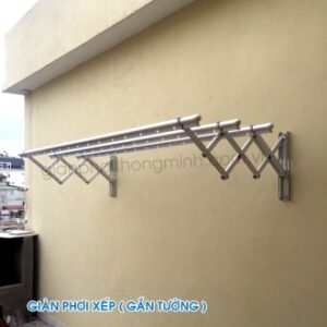 Giàn phơi gắn tường kéo ngang HP01