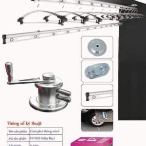 Giàn phơi HP003 (màu bạc)